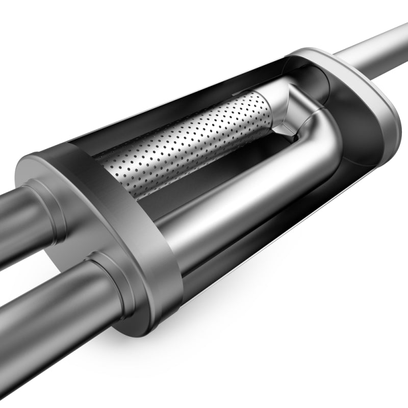 MagnaFlow 2021 Ford Bronco Overland Series Cat-Back Exhaust w/ Single Straight Driver Exit- No Tip - 19559