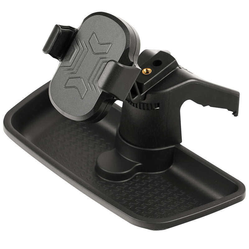 Rugged Ridge Dash Multi-Mount Charging Phone Kit 11-18 JK - 13551.34 for 2007-2018 Jeep Wrangler - installed view