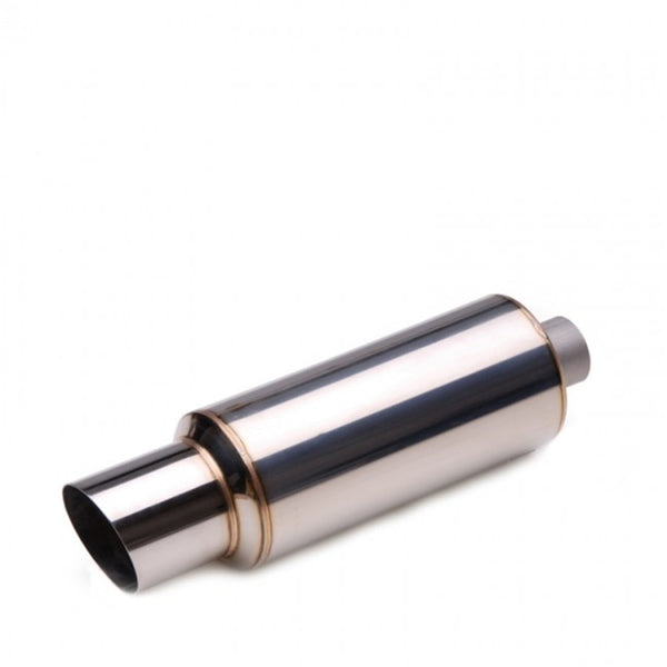 Skunk2 Universal Exhaust Muffler 60mm (2.25in.) Exhaust System - 415-99-1470 for 1992-2001 Honda Prelude - front view