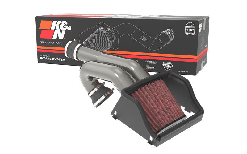 K&amp;N 2015-22 Ford F-150 3.5L V6 Performance Air Intake System - 77-2617KC