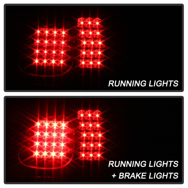 Spyder 98-05 Lexus GS300 /GS400 4pc LED Tail Lights - Black (ALT-YD-LGS98-LED-BK) - 5084415