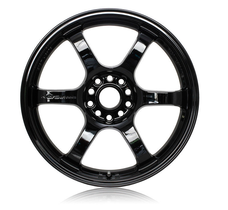 Gram Lights 57DR 18x9.5 +38 5-114.3 Glossy Black Wheel - WGIX38EGX