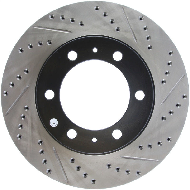 StopTech 07-08 Toyota FJ Cruiser / 05-08 Tacoma (6 lug) / 03-08 4 Runner (319mm disc) SportStop Slo - 127.44129L for 2005-202