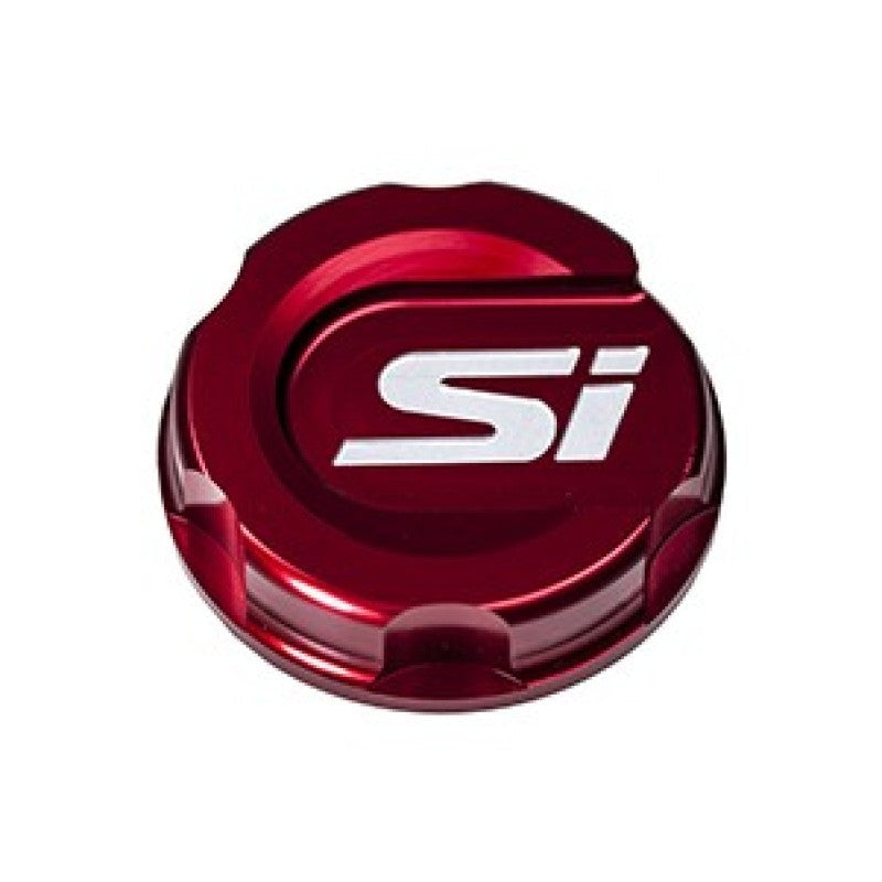 Turbo XS 2016+ Honda Civic Red Oil Cap - HC-OC-RED-SI