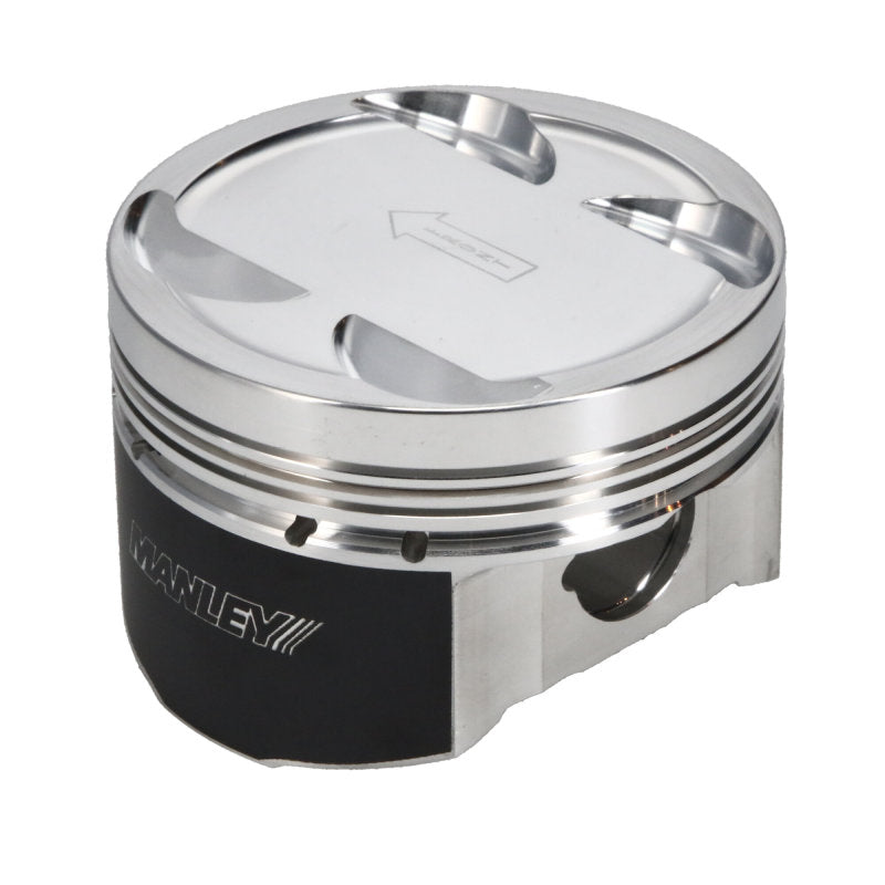 Manley 03-06 Evo 8/9 (7 Bolt 4G63T) 85.5mm +0.5mm Over Bore 8.5:1 Dish Pistons w/ Rings - 606005C-4
