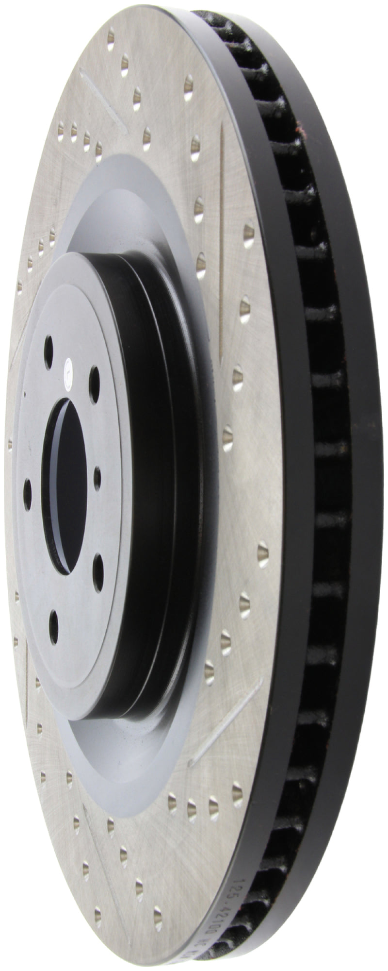 StopTech Infiniti G37 / Nissan 370Z SportStop Slotted &amp; Drilled Front Left Rotor - 127.42100L