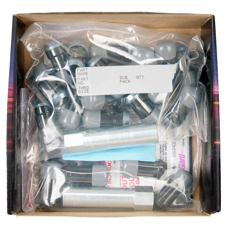 McGard SplineDrive Tuner 23-PC Jeep JL Install Kit w/Locks &amp; Tool (Cone) M14X1.5 / 22m Hex - Black - 65585BK