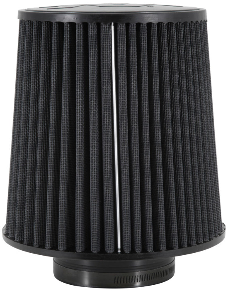 K&N Universal Rubber Filter-Round Tapered 4in Flange ID x 8in Base OD x 6.625in Top OD x 8in H - RU-5171HBK for 2003-2009 Dod