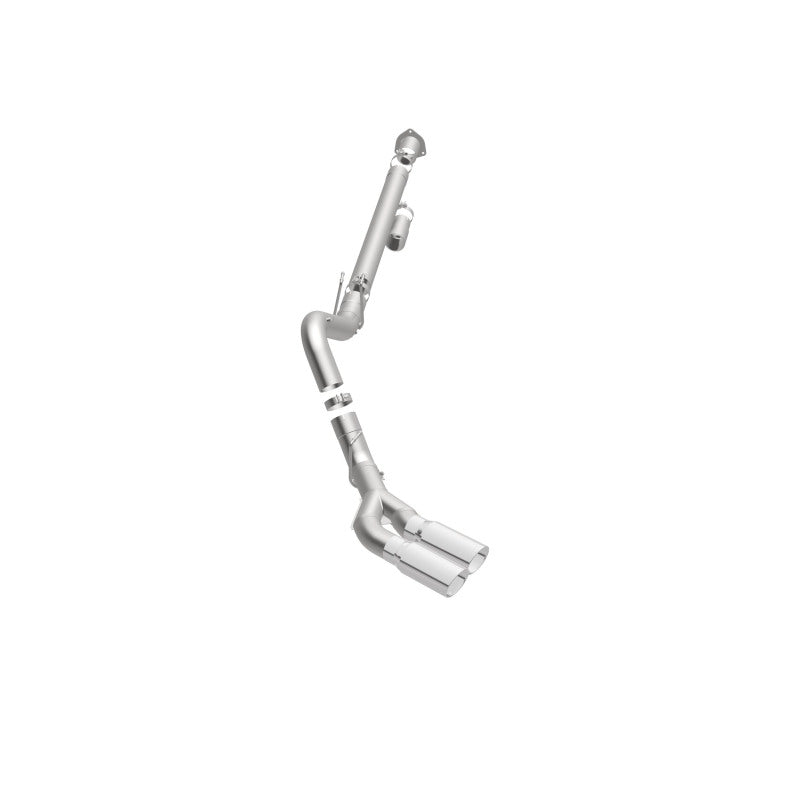 MagnaFlow 08-17 Ford F-250/F-350/F-450 4.6L/6.7 DPF-Back SS 4in Dual Single Passenger Side Rear Exit - 17873