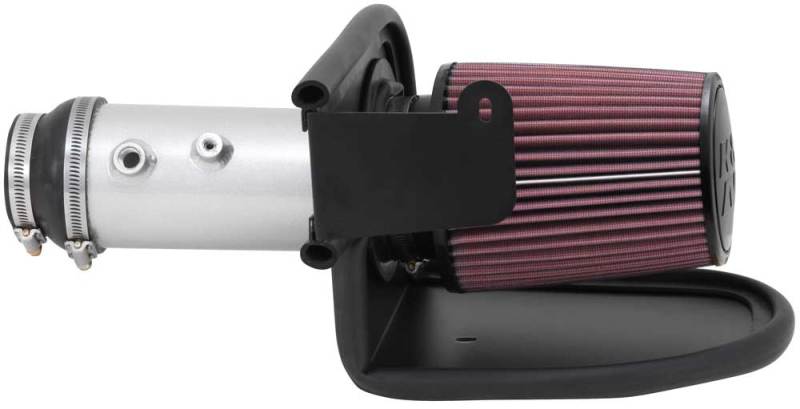 K&amp;N 13-14 Honda Accord 3.5L V6 69 Series Typhoon Air Intake System - Silver Cold Air Intake Kit - 69-1212TS