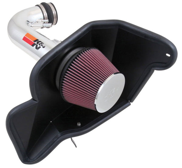 K&N 2015 Ford Mustang GT 5.0L V8 Typhoon Intake Kit - 69-3535TP for 2015-2017 Ford Mustang - front view