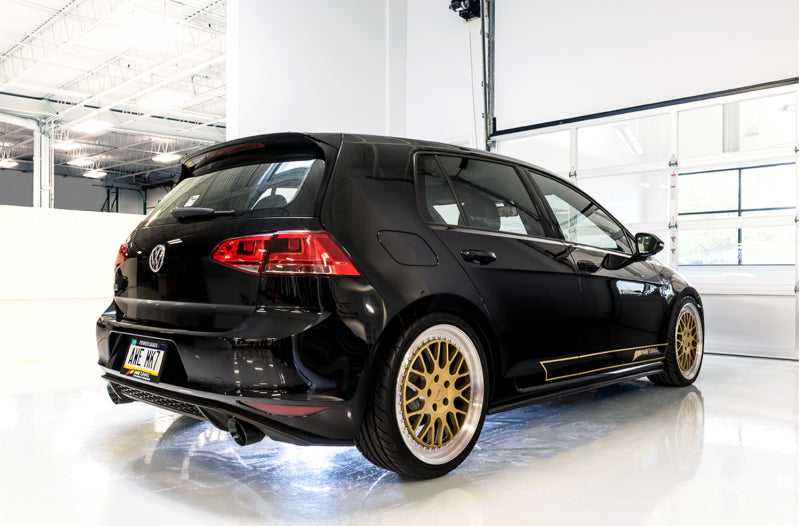 AWE Tuning VW MK7 GTI Track Edition Exhaust - Diamond Black Tips - 3020-33024