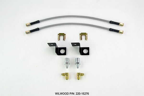 Wilwood Flexline Kit 14 inch -3 M10-1.5 IF 1/8 NPT 90 Degree - 220-15276 by Wilwood