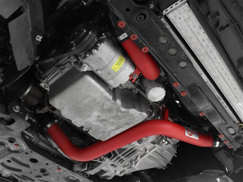 aFe BladeRunner 2.5in Red Intercooler Tubes Hot and Cold Side 12-16 Ford Focus ST 2.0L (t) - 46-20184-R