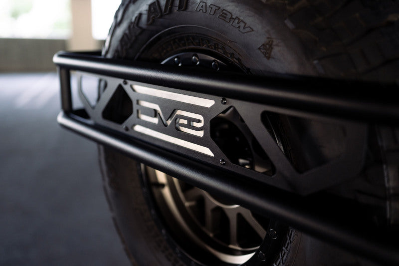 DV8 Offroad 21-23 Ford Bronco Spare Tire Guard &amp; Accessory Mount - TCBR-01