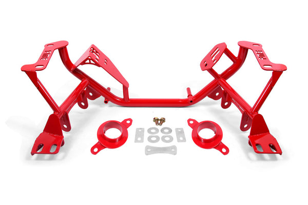 BMR 79-95 Ford Mustang K-Member Standard Version w/Spring Perches - Red - KM732R for 1979-1995 Ford Mustang