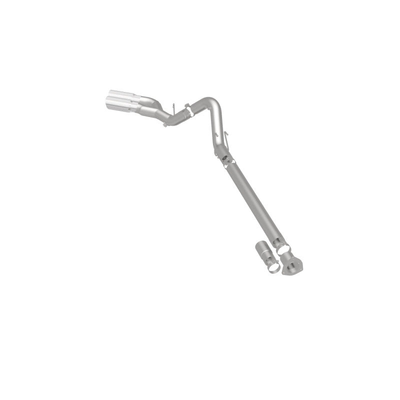 MagnaFlow 08-17 Ford F-250/F-350/F-450 4.6L/6.7 DPF-Back SS 4in Dual Single Passenger Side Rear Exit - 17873