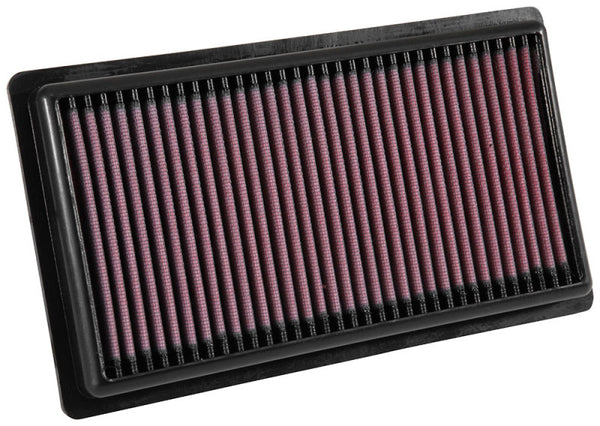 K&N 16-18 Toyota C-HR L4-1.2L F/l Replacement Drop In Air Filter - 33-3080 for 2018-2026 Toyota Camry - front view
