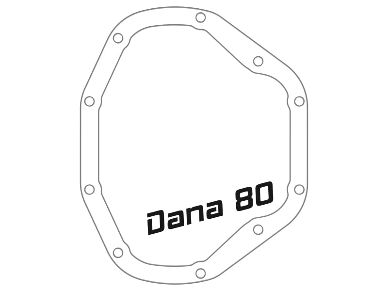 afe Rear Differential Cover (Raw; Street Series); Dodge Diesel Trucks 94-02 L6-5.9L (td) - 46-70030