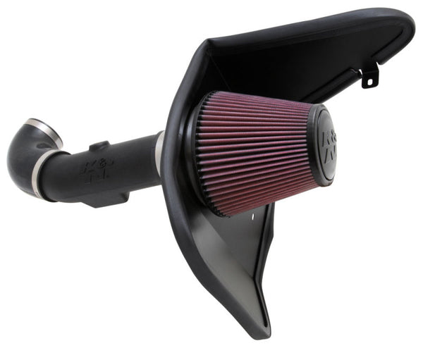 K&N 11-12 Chevy Camaro 3.6L V6 Aircharger Performance Intake - 63-3078 for 2011-2015 Chevrolet Camaro - front view