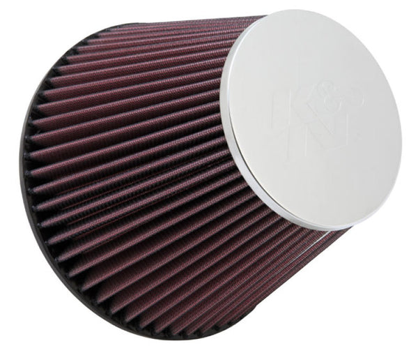 K&N Round Tapered Universal Air Filter 6in Flange ID x 7.5in Base OD x 4.5in Top OD x 6in H - RF-1048 for 1995-2019 Ford Expl