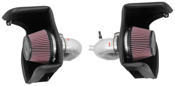 K&N 2018 Kia Stinger 3.3L Turbo Typhoon Air Intake - 69-5318TS for 2019-2025 Genesis G70 - front view