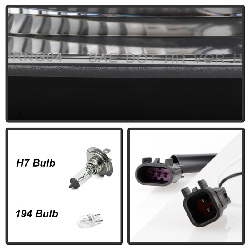 Spyder 04-06 Dodge Durango Projector Headlights - Chrome PRO-YD-DDU04-LB-C - 5086594