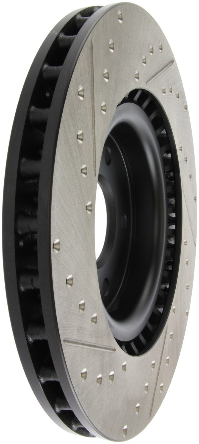 StopTech Slotted &amp; Drilled Sport Brake Rotor - 127.42076L
