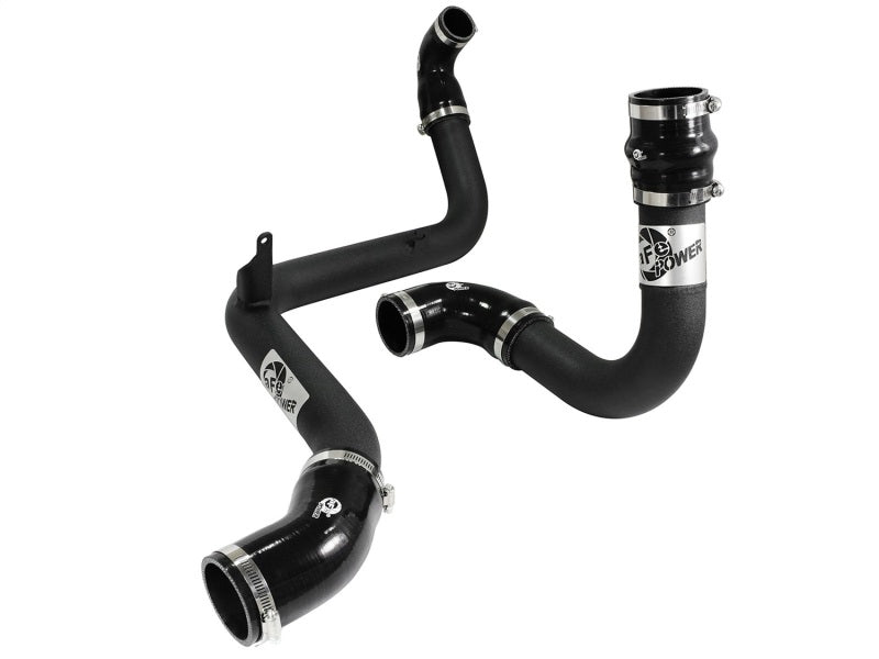 aFe Bladerunner 2.5in Intercooler Hot and Cold Side Tubes, 13-14 Ford Focus ST 2.0L (t) *Black* - 46-20184-B