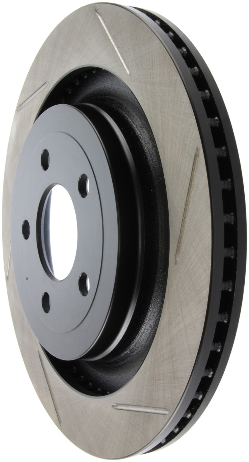 StopTech 15-23 Ford Mustang GT w/ Brembo Brakes Slotted Brake Rotor - Rear Left - 126.61109SL