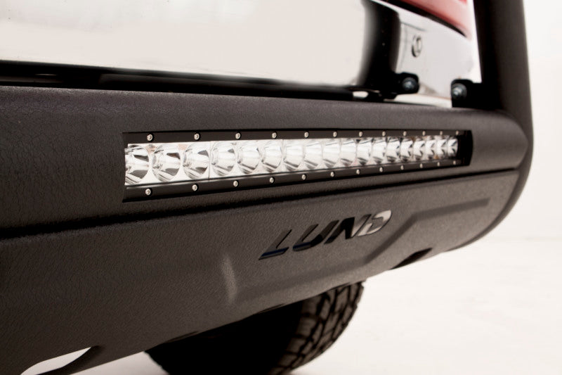 Lund 08-17 Toyota Sequoia Bull Bar w/Light &amp; Wiring - Black - 47121209
