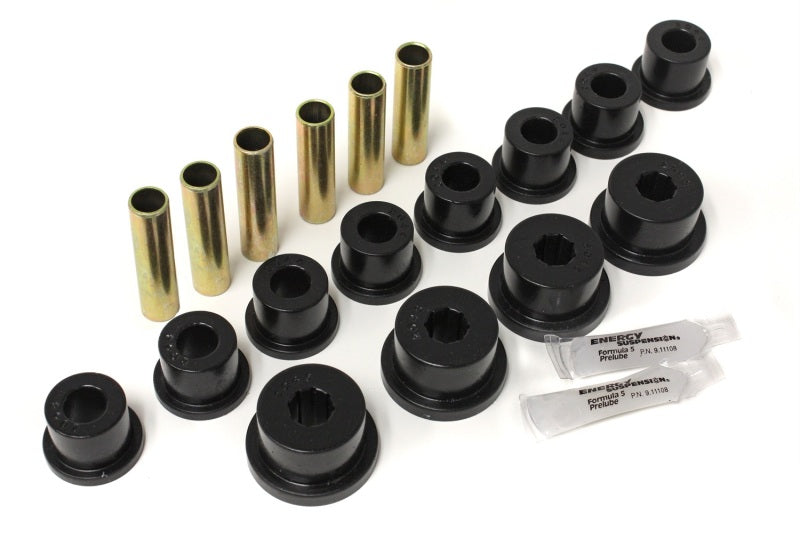 Energy Suspension Suz Sprg Bush A.M. - Black - 1.2102G for 1986-1995 Suzuki Samurai - front view
