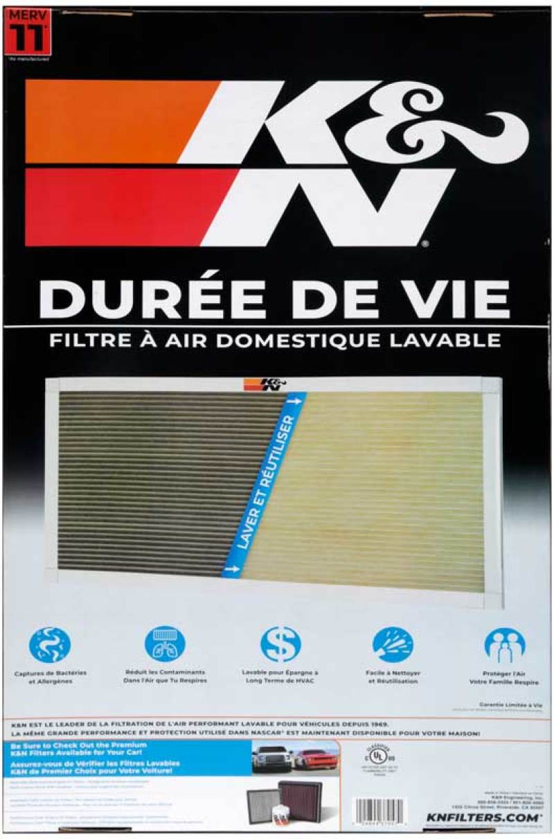 K&N HVAC Filter - 18 x 30 x 1 - HVC-11830