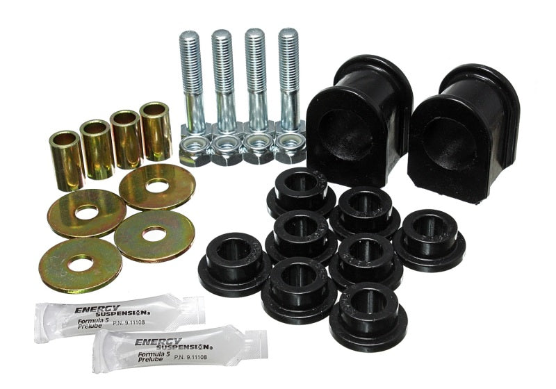 Energy Suspension 99-04 Ford F250 SD/350 4WD Black Front 1-1/4in Sway Bar Bushing Set - 4.5192G for 1999-2004 Ford F 350 - fr