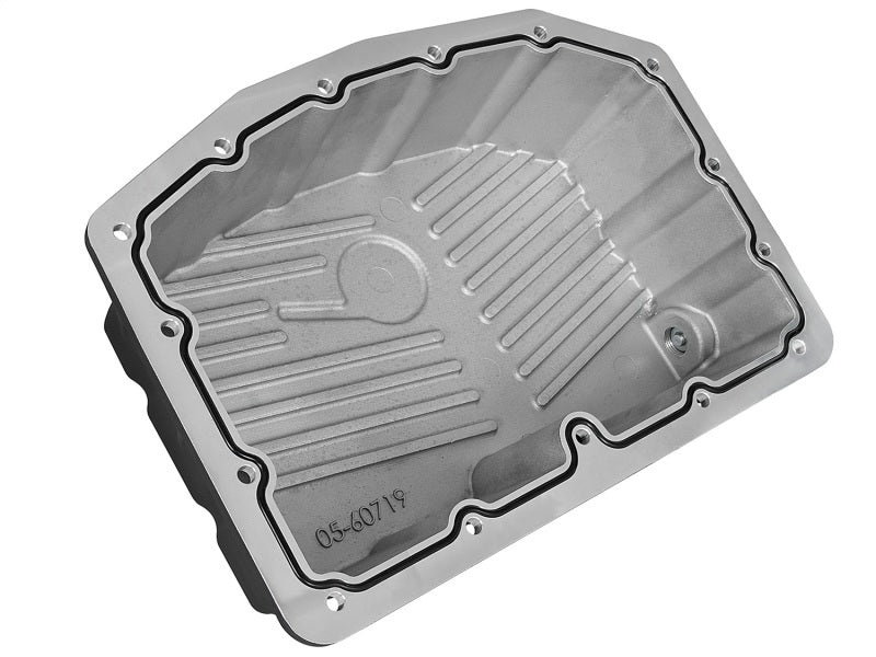 AFE Pro Series Engine Oil Pan Black w/Machined Fins; 11-16 Ford Powerstroke V8-6.7L (td) - 46-70322