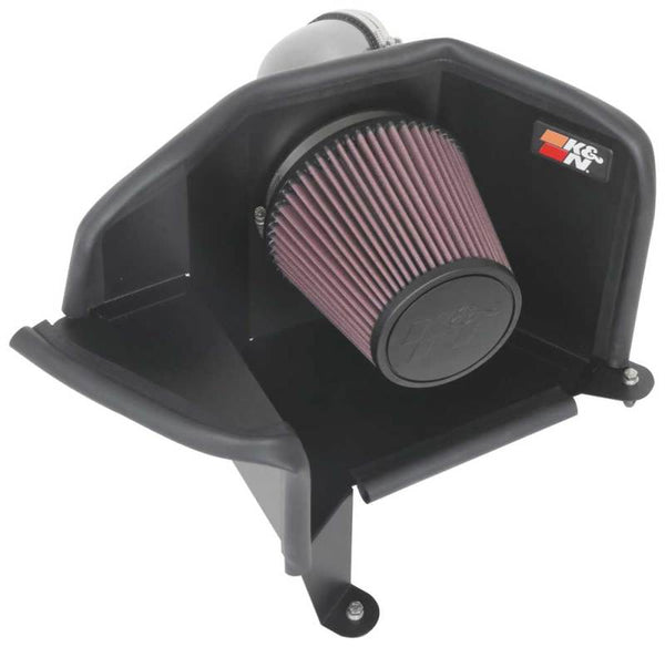 K&N 2021+ Ford Bronco Sport 1.5L L3 Performance Air Intake System - 77-2615KC for 2021-2025 Ford Bronco Sport - front view