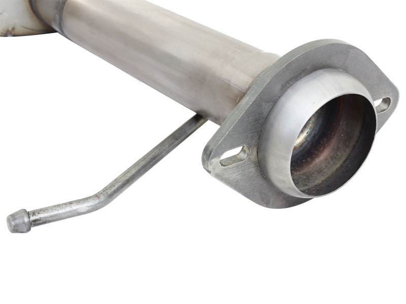 aFe Rebel Series Exhaust SS Front Side Exit CB w/ Black Tips 10-14 Ford F150 Ecoboost V8 6.2L - 49-43071-B