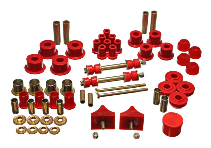 Energy Suspension 66-76 Chrysler A Body - Dart/Demon/Duster/Valiant Red Hyper-flex Master Bushing Se - 5.18104R for 1966-1976