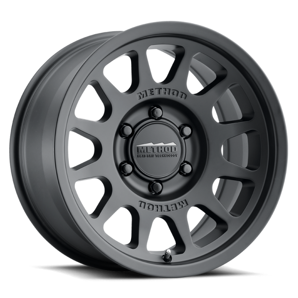 Method MR703 17x8.5 0mm Offset 6x135 87mm CB Matte Black Wheel - MR70378516500 by Method Wheels - front view