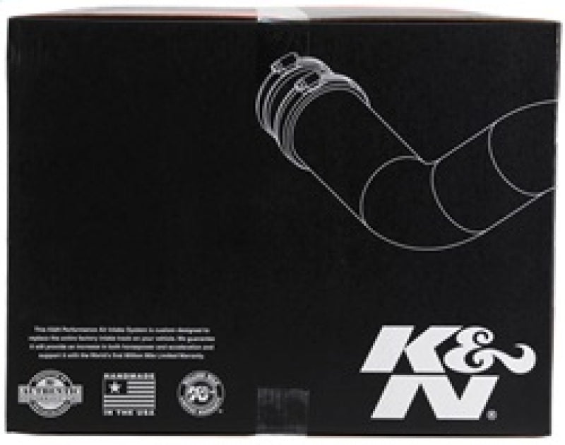 K&N FIPK Chevy/GMC 2500/3500 V8 6.6L Performance Intake Kit - 57-3077 for 2011-2014 Chevrolet Silverado 2500 - rear view