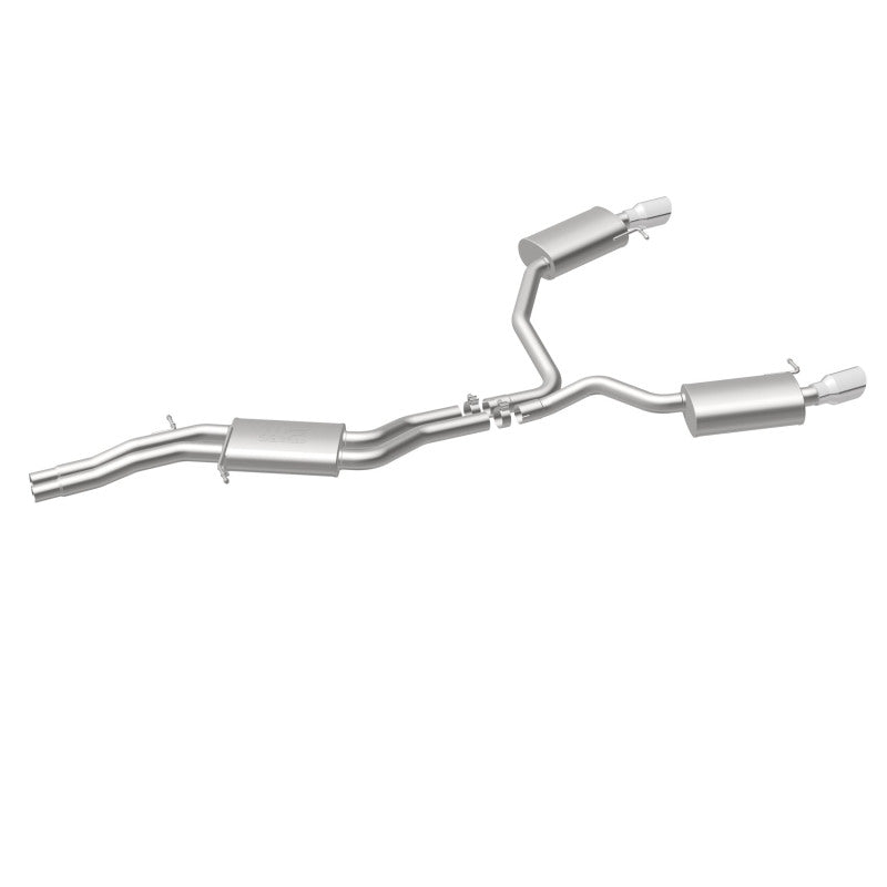 MagnaFlow Sys C/B 12-15 Audi A6 / A7 3.0L V6 SS 2.5in Dual Split Rear Ext 4in Tips - 19159