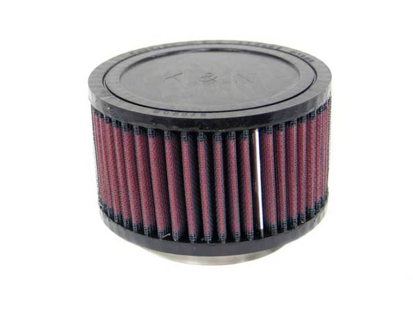 K&N Universal Rubber Filter 3 inch Flange 5 inch OD 3 inch Height - RU-2420 by K&N Engineering - front view