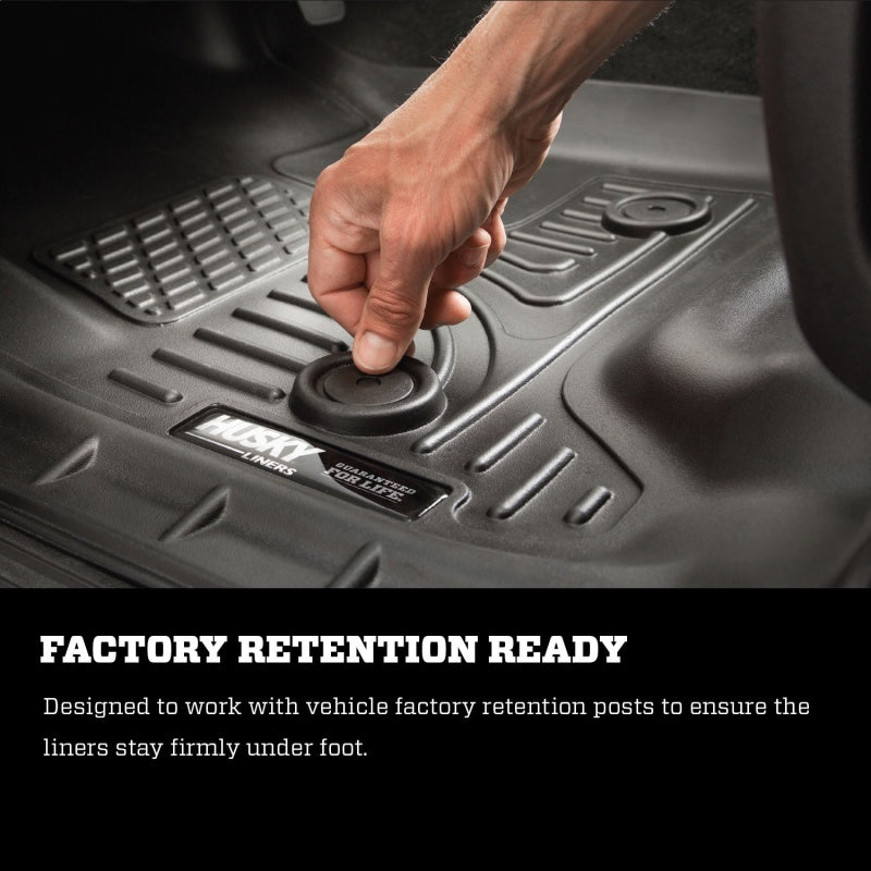 Husky Liners 2012 Ford Focus (4DR/5DR) WeatherBeater Combo Black Floor Liners - 98771