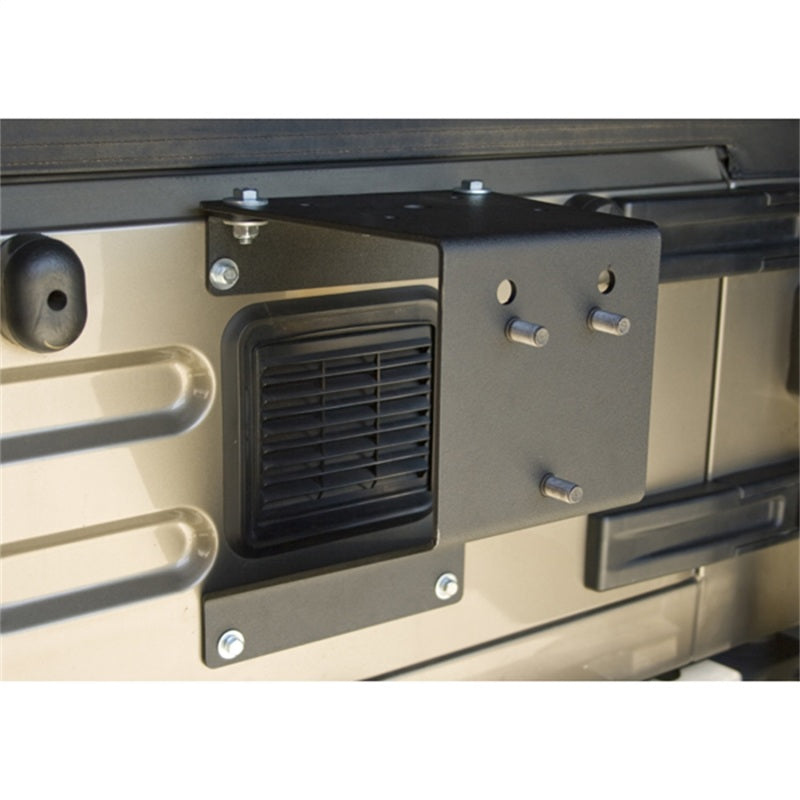Rugged Ridge Heavy Duty Tire Carrier Mount 87-06 Jeep Wrangler - 11585.01 for 1987-2006 Jeep Wrangler - front view