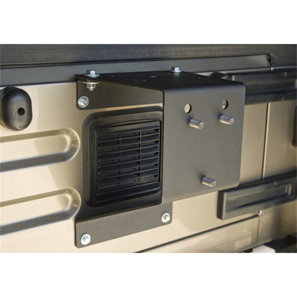 Rugged Ridge Heavy Duty Tire Carrier Mount 87-06 Jeep Wrangler - 11585.01 for 1987-2006 Jeep Wrangler - front view