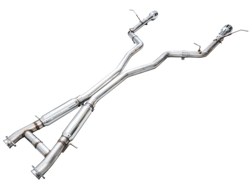 AWE Tuning 18-23 Dodge Durango SRT &amp; Hellcat Track Edition Exhaust - Chrome Silver Tips - 3020-32952