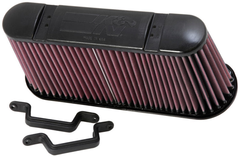 K&N 06 Corvette Z06 7.0L-V8 Drop In Air Filter - E-0782 for 2006-2013 Chevrolet Corvette - front view