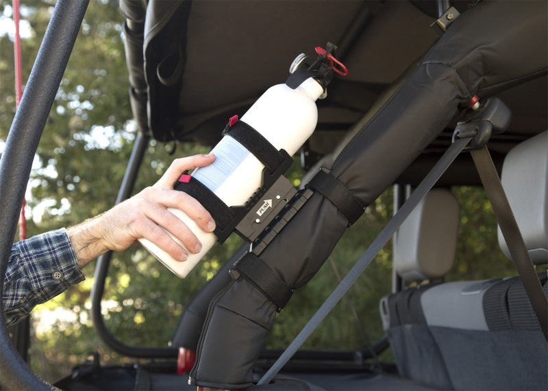 Rugged Ridge 76-20 Jeep Wrangler Elite Fire Extinguisher Holder - 11238.40 for 1987-2025 Jeep Wrangler - detail view