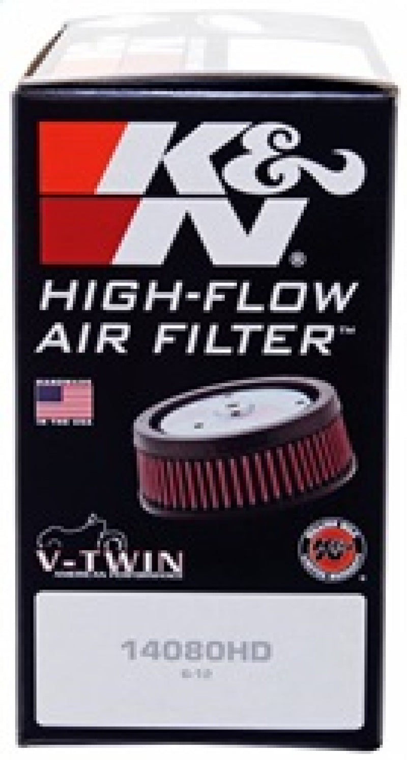 K&N 2017 Harley Davidson FLHR Road King Replacement Air Filter - HD-1717 for 2017-2023 Harley Davidson FLRT Freewheeler - rea