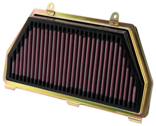 K&N 07-12 Honda CBR600RR Replacement Air Filter - HA-6007 for 2007-2023 Honda CBR600RR - front view